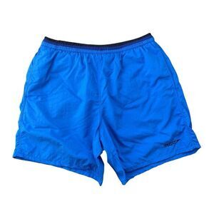 VTG Speedo Men's Mesh Lined‎ Swim Shorts Blue Medium